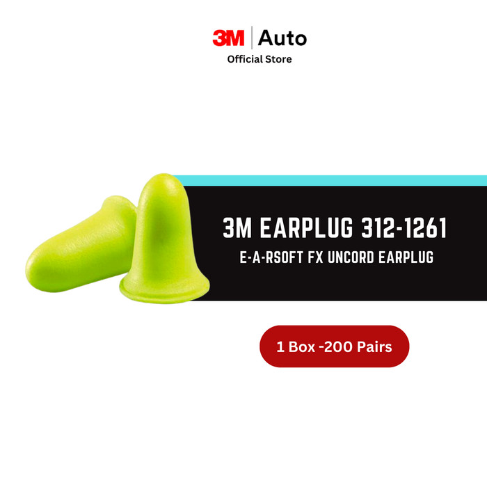 3M™ E-A-Rsoft™FX Uncord Earplugs Hearing Conservat