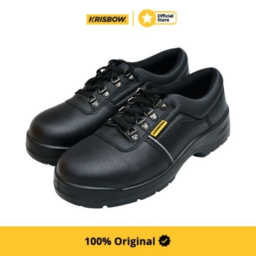 Krisbow Ukuran 41 Argus Sepatu Pengaman 4 Inci - Hitam - 43