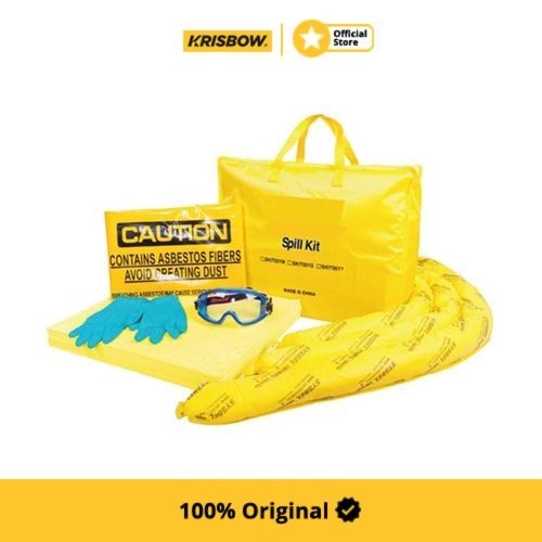 krisbow portable spill kit 43.5 ltr - kuning