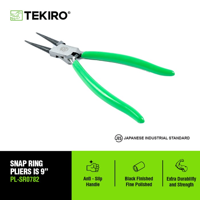 TEKIRO TANG SNAP RING 9 INCH IS / TANG SNAPRING / TOOLS /ALAT PERKAKAS