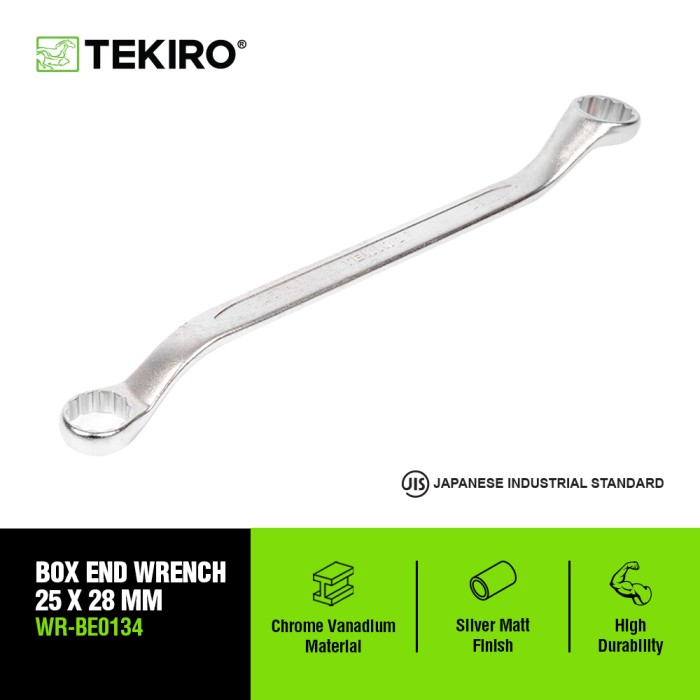 TEKIRO KUNCI RING 25 X 28 MM /KUNCI RING / TOOLS - ALAT PERKAKAS
