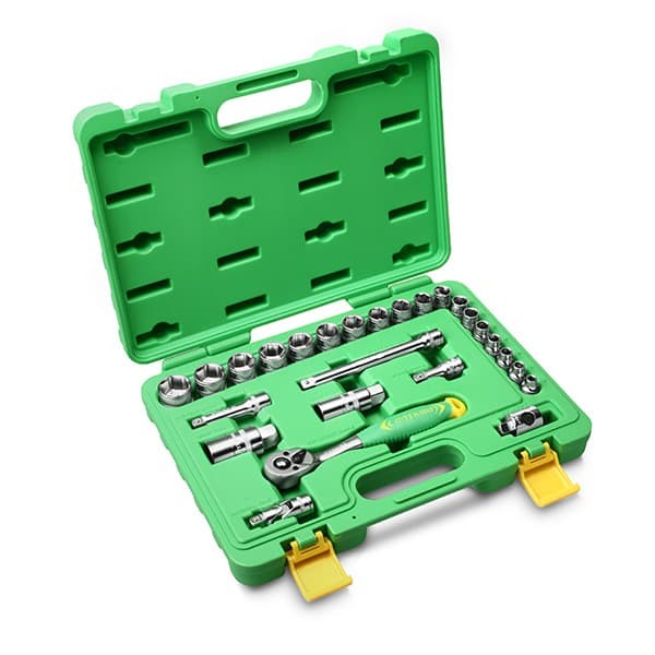 Tekiro Kunci Sock Set 3/8" DR 26 Pcs 6 PT 6 - 24 MM (Plastik)