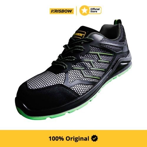 Krisbow Sepatu Pengaman Thoosa Ukuran 44 - Hitam
