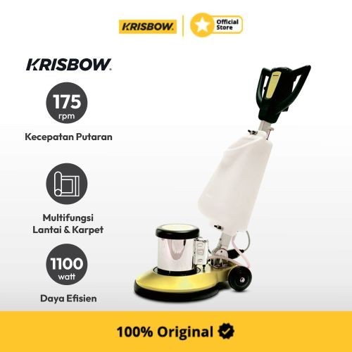 Krisbow Mesin Scrubber & Polisher 17 Inci 175 Rpm 1100 Watt