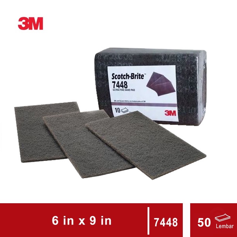 3M™ Amplas Stainless Scotch -Brite™ 7448 - 5 Bundle