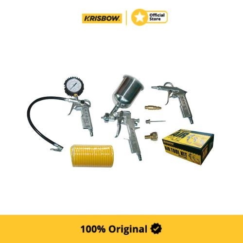 Krisbow Set Air Tool Kit 7 Pcs