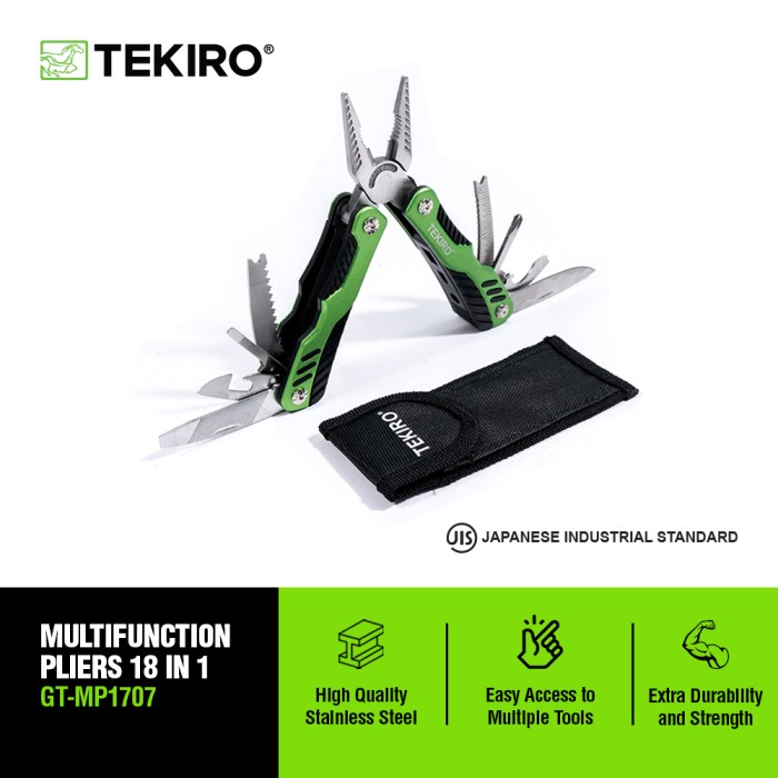 TEKIRO TANG LIPAT MULTIFUNGSI 18 IN 1 /TANG LIPAT