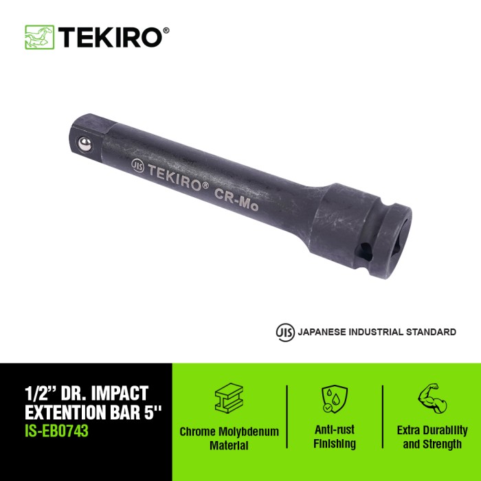 TEKIRO 1/2 INCH IMPACT EXTENTION BAR 5 INCH / TOOLS / ALAT PERKAKAS