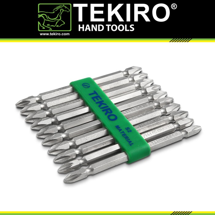 Tekiro Mata Obeng Angin Set 10 Pcs PH2 X 110 MM