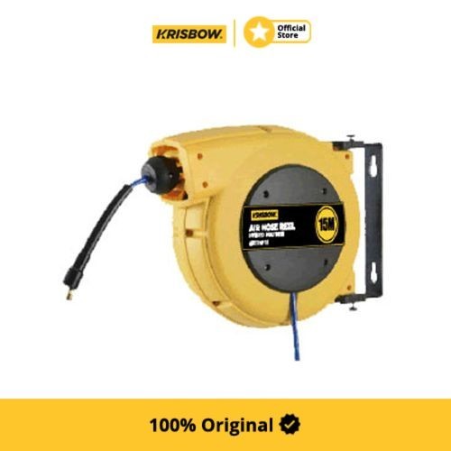 Krisbow Air Hose Reel Kompresor Hybrid Polymer 15Mtr Ertih15