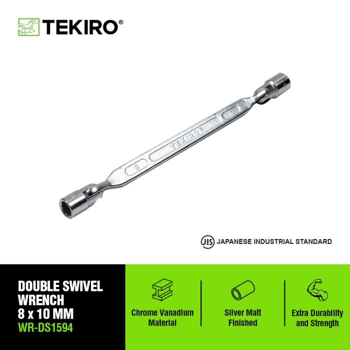 TEKIRO KUNCI SOCK GANDA FLEKSIBEL 8 X 10 MM /KUNCI RING SOK FLEKSIBEL