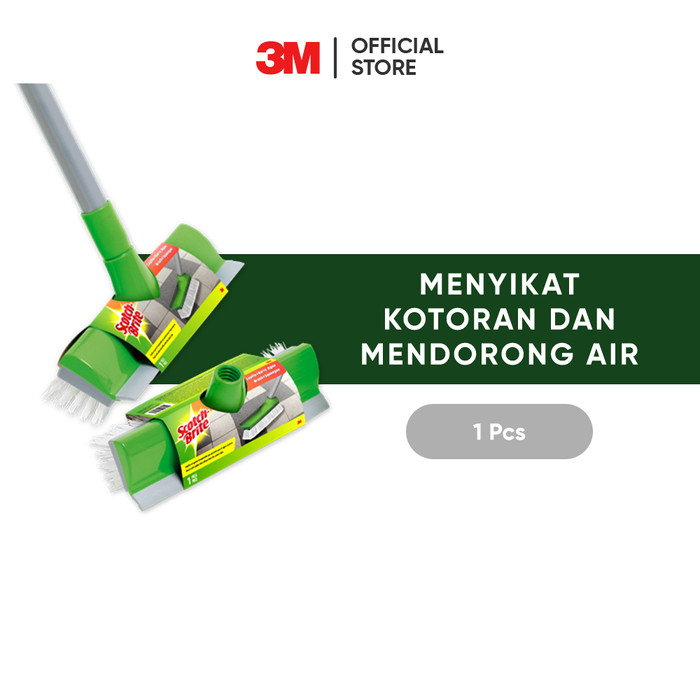 Scotch -Brite 3M Sikat Lantai Pendorong Air Karet M