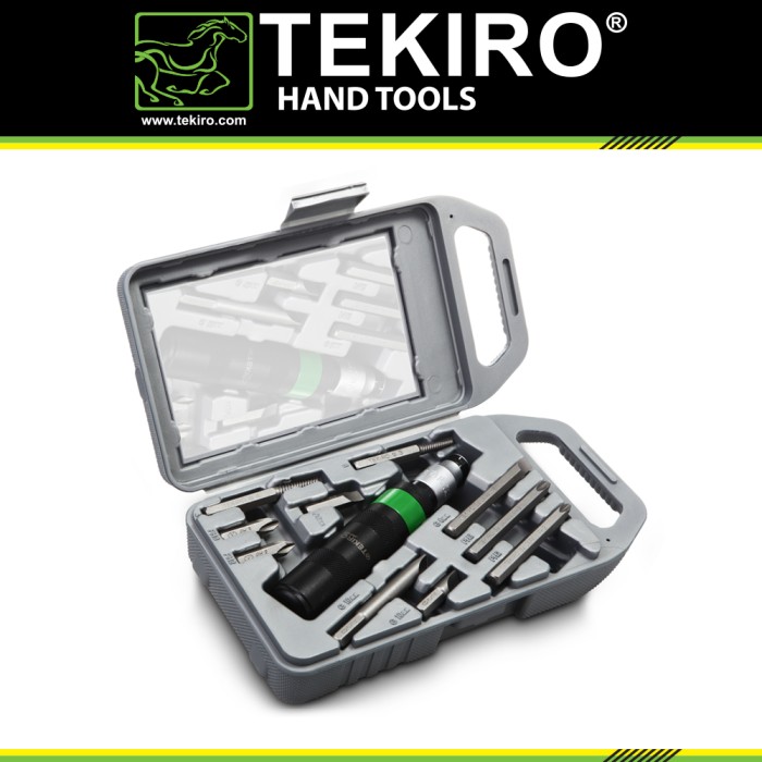 Tekiro Obeng Ketok Set (Impact Driver) 11 Pcs