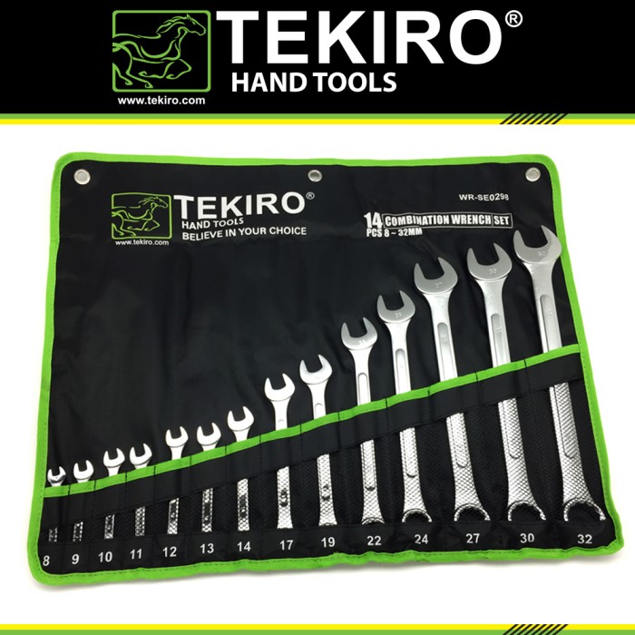 Tekiro Kunci Ring Pas Set 14 Pcs (8 - 32 MM)
