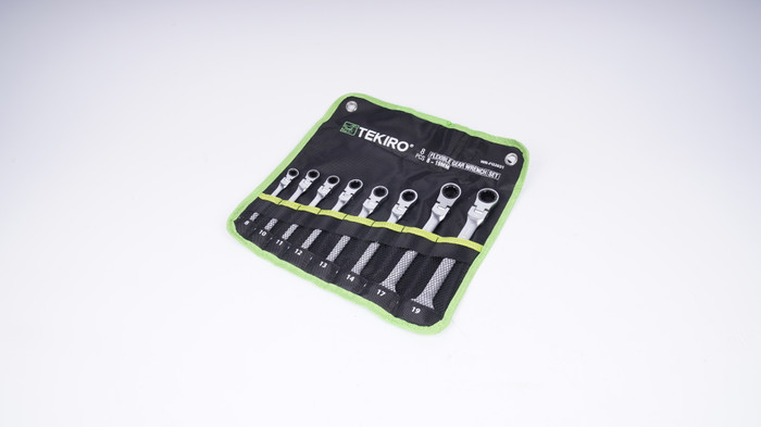 TEKIRO KUNCI RING PAS RATCHET FLEXIBEL SET 8 PCS
