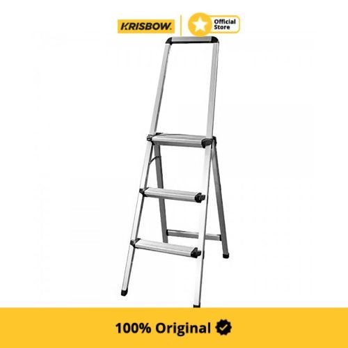 Krisbow Ladder Step Tangga Lipat Aluminium 3 Step