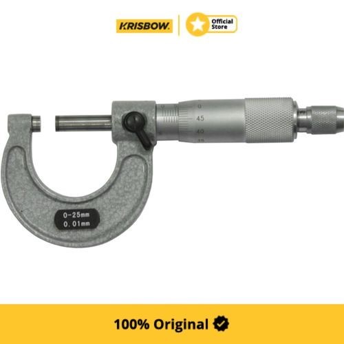 krisbow mikrometer luar 0-25mm/0.01mm