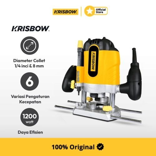 Krisbow Router Mesin Profil Kayu 1200 W Irr14