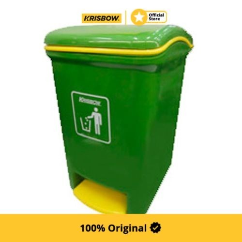 Krisbow Dust Bin Tempat Sampah Outdoor Pedal 8 Ltr