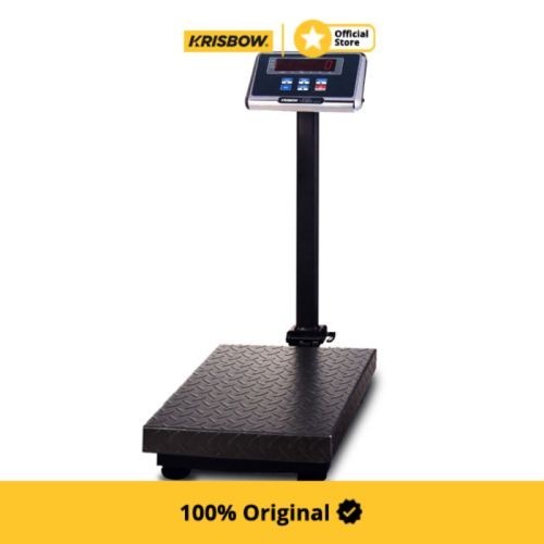 Krisbow Platform Scale Timbangan Barang Digital 300 Kg