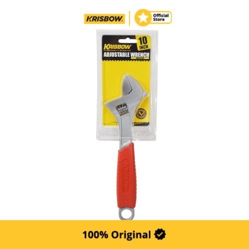 Krisbow Adj Wrench Kunci Inggris Softgrip 10 Inci Lraws10