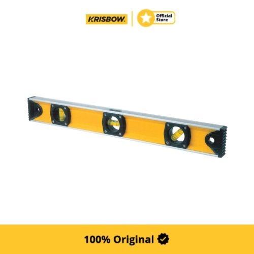 Krisbow Spirit Level Waterpass Aluminium 60 Cm - Kuning