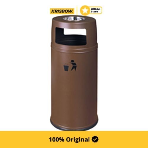 Krisbow Dust Bin Round Tempat Sampah Asbak 38X94.5Cm