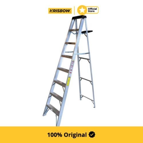 krisbow tangga lipat aluminium heavy duty 12 step 3.7 mtr
