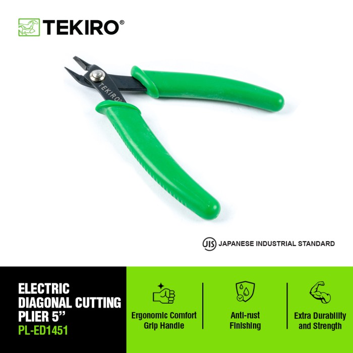 TEKIRO ELECTRONIC DIAGONAL CUTTING PLIERS 5 INCH