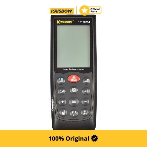 krisbow meteran laser digital pro 100 mtr