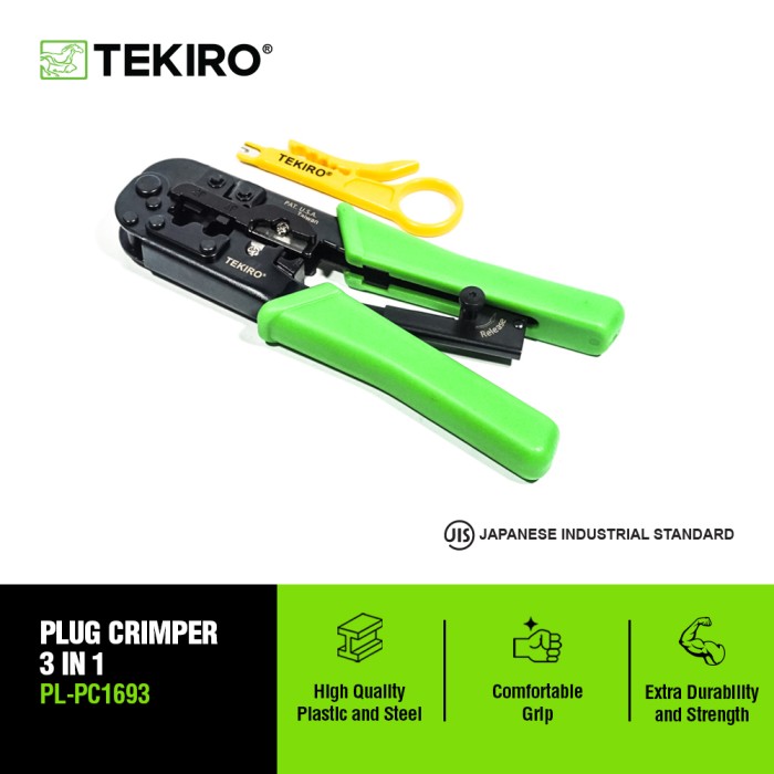 TEKIRO TANG CRIMPING 3 IN 1 /TANG KRIMPING / TOOLS - ALAT PERKAKAS