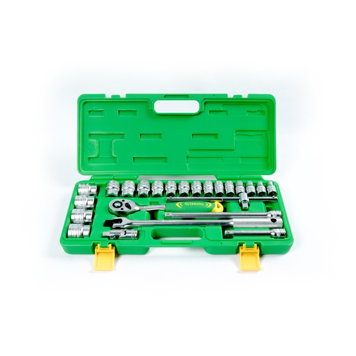 TEKIRO 1/2" DR. SET 6 PT 3/8"-1 1/4" SAE TB PLASTIK SM 24 PCS